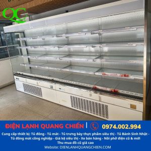 Tu Mat Sieu Thi Carrier Clcp1710 May Nen Inverter Dan Lanh Ong Dong