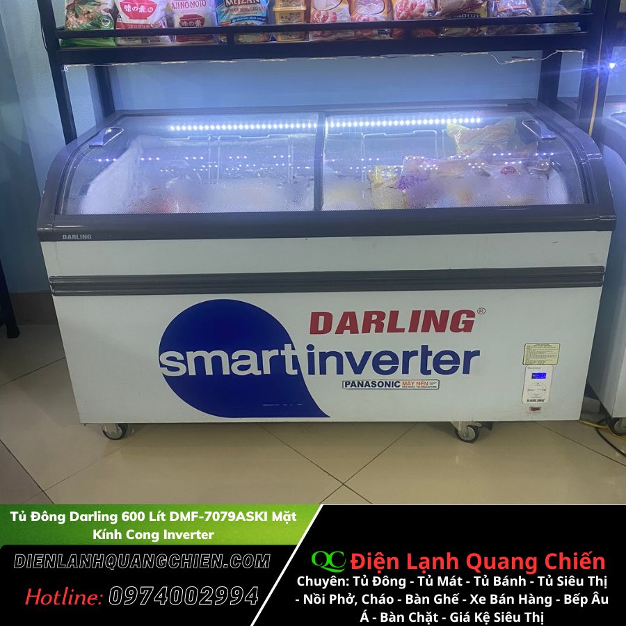 Tủ đông Darling: ngăn cấp đông mềm, giữ trọn dinh dưỡng cho món ăn  (DMF-4699 WSI-4) • Điện máy XANH - YouTube