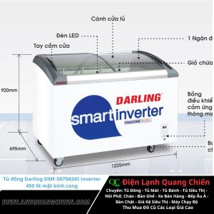 Tủ đông Darling Dmf 5079aski Inverter