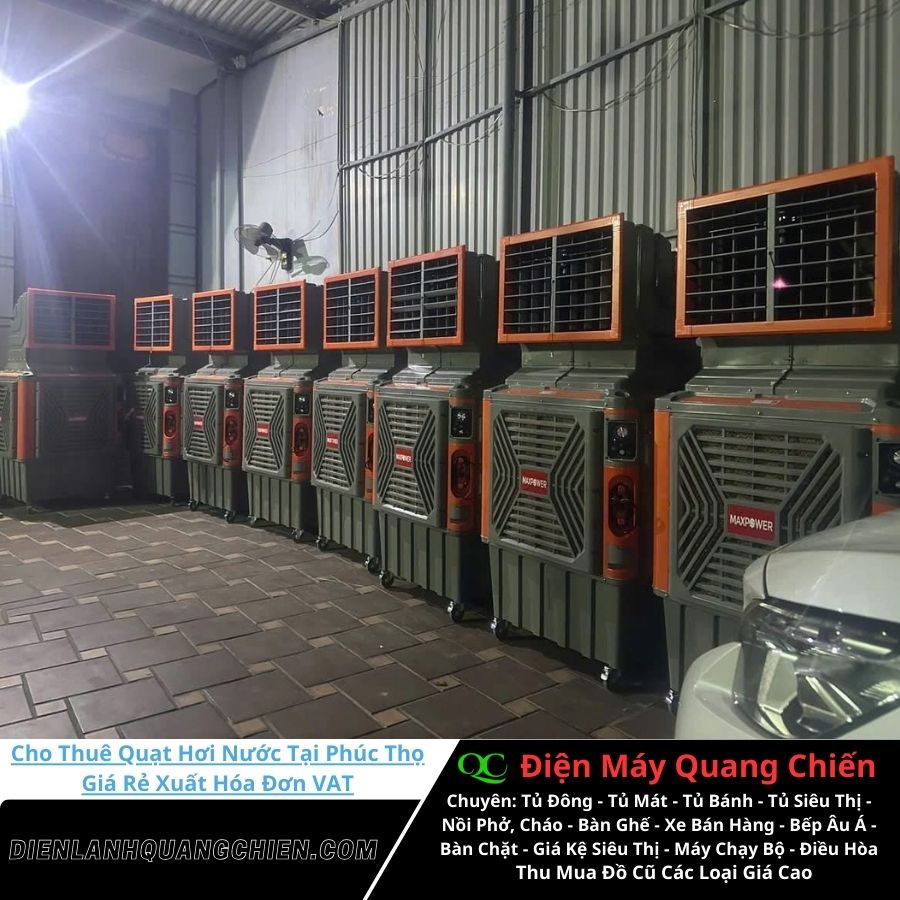 Cho Thuê Quạt Hơi Nước Tại Phúc Thọ 1