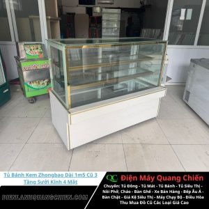 Tủ Bánh Kem Zhongbao Dài 1m5 Cũ 1