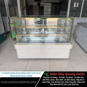 Tủ Bánh Kem Zhongbao Dài 1m5 Cũ