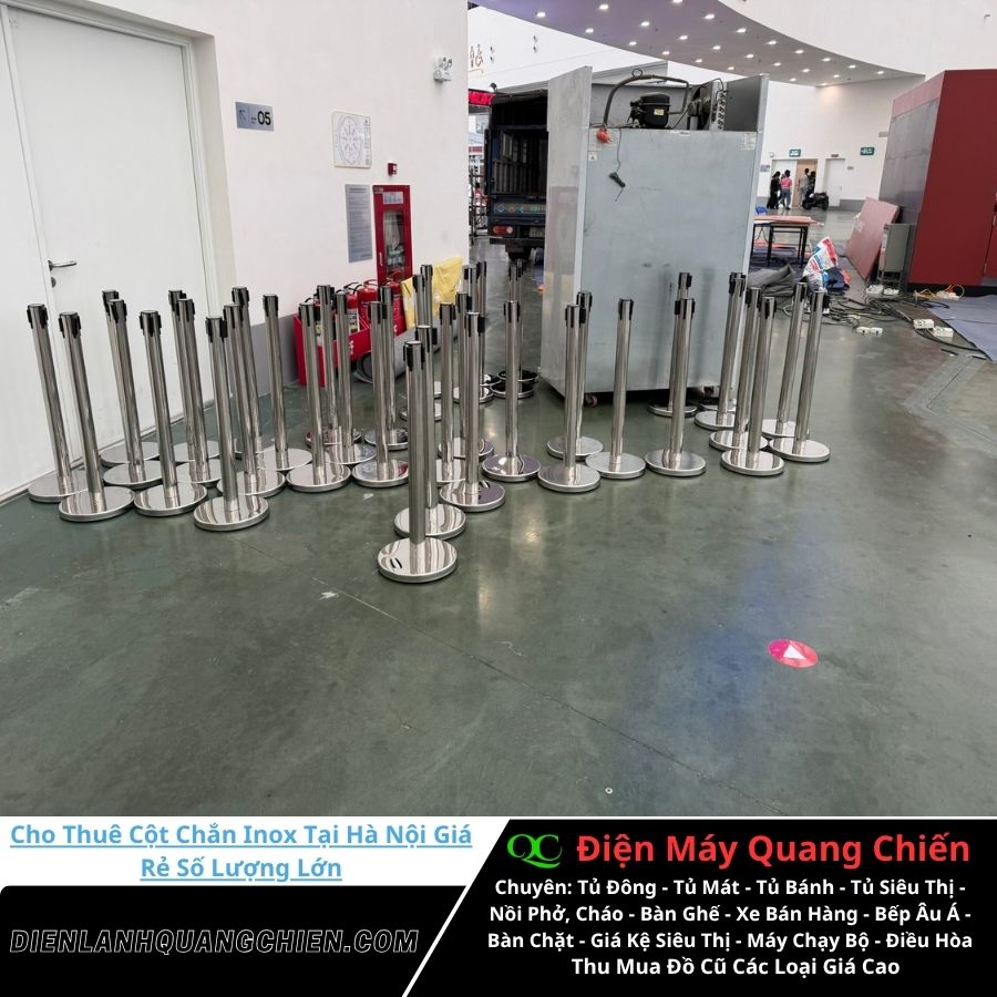 Cho Thuê Cột Chắn Inox Tại Hà Nội