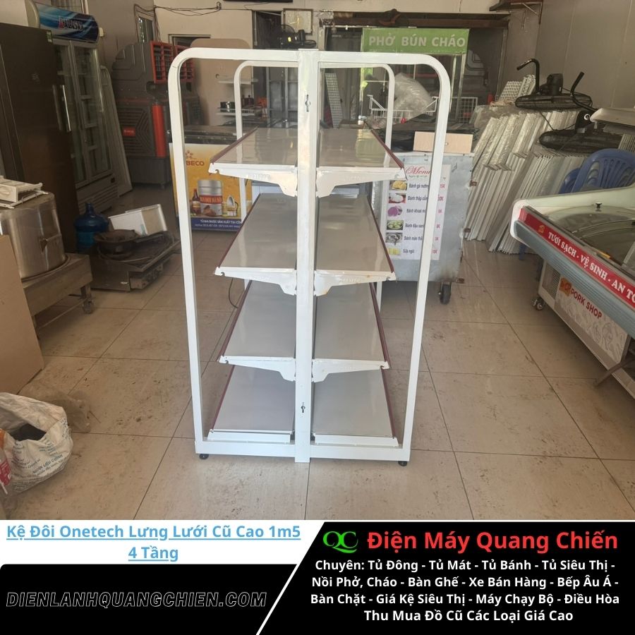 Kệ Đôi Onetech Lưng Lưới Cũ 1 Kệ Đôi Onetech Lưng Lưới Cũ 1