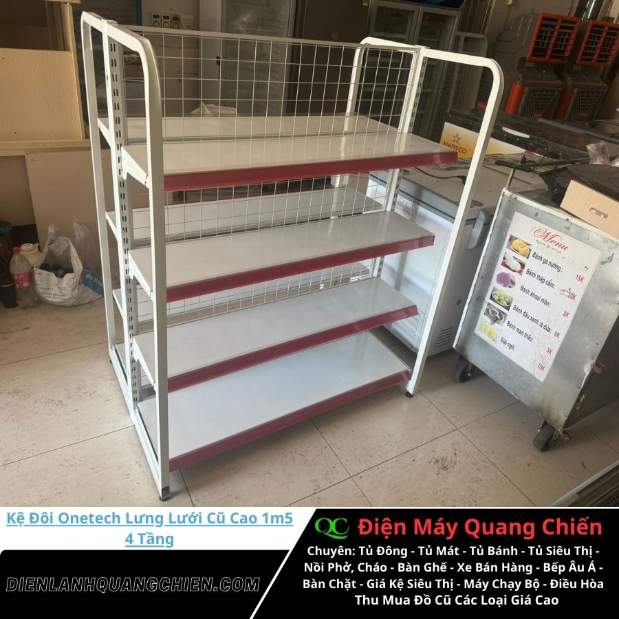 Kệ Đôi Onetech Lưng Lưới Cũ 2 Kệ Đôi Onetech Lưng Lưới Cũ 2