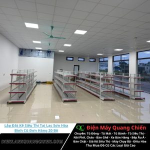 Lắp Đặt Kệ Siêu Thị Tại Lạc Sơn Hòa Bình