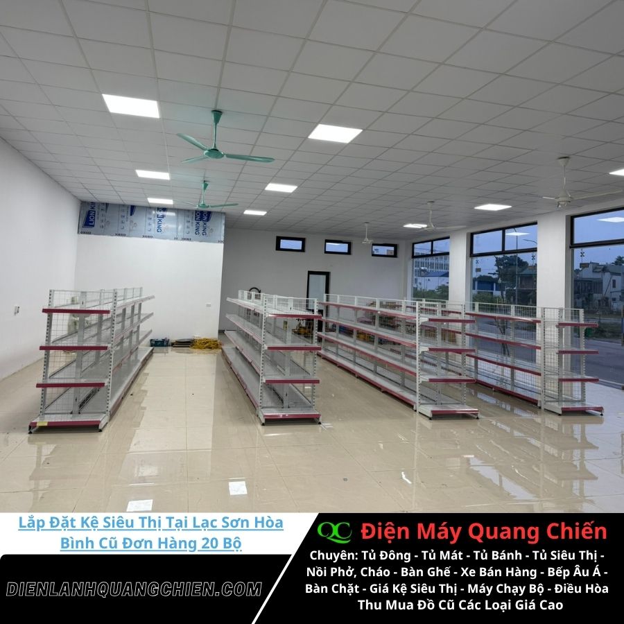 Lắp Đặt Kệ Siêu Thị Tại Lạc Sơn Hòa Bình