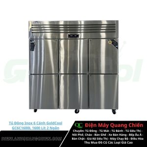 Tủ Đông Inox 6 Cánh GoldCool GC6C1600L