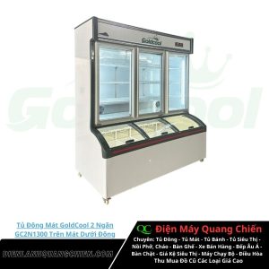 Tủ Đông Mát GoldCool 2 Ngăn GC2N1300