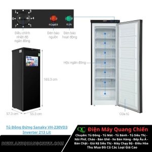 Tủ Đông Đứng Sanaky VH-230VD3