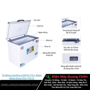Tủ Đông Sumikura SKFCS-116 1