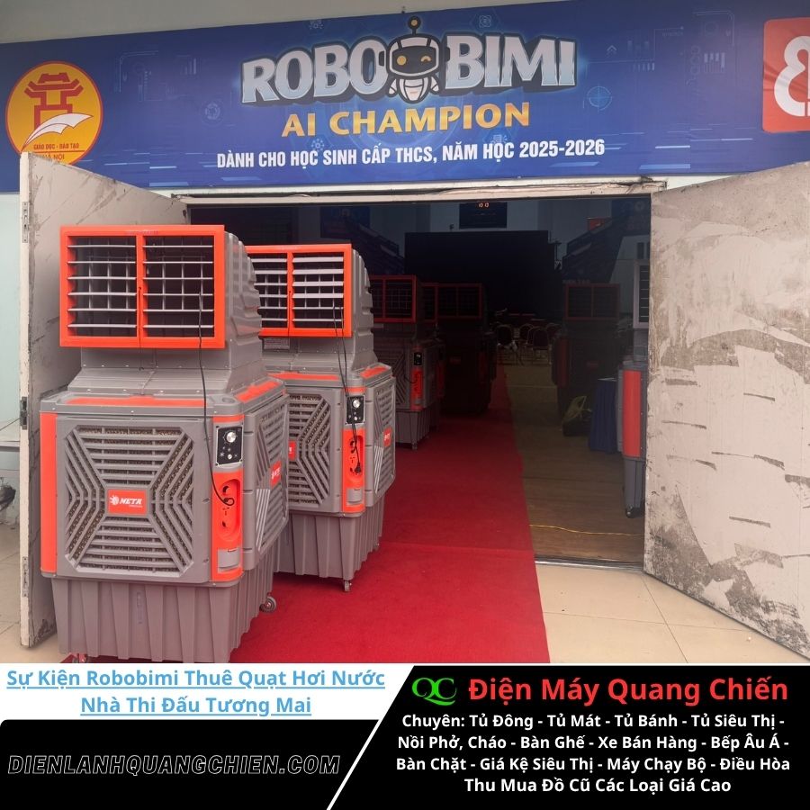 Sự Kiện Robobimi Thuê Quạt Hơi Nước 1