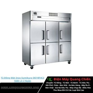 Tủ Đông Mát Inox Sumikura SKI18F4C2
