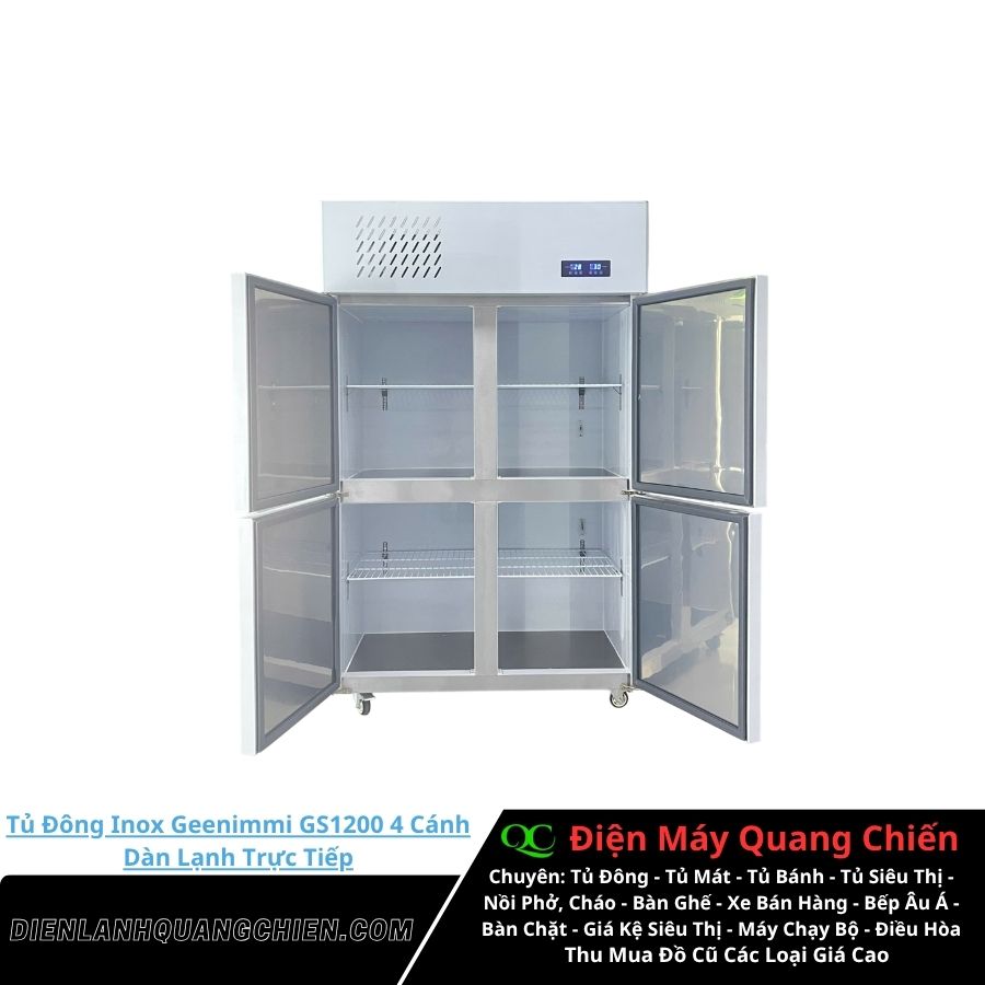 Tủ Đông Inox Geenimmi GS1200 1 Tủ Đông Inox Geenimmi GS1200 1