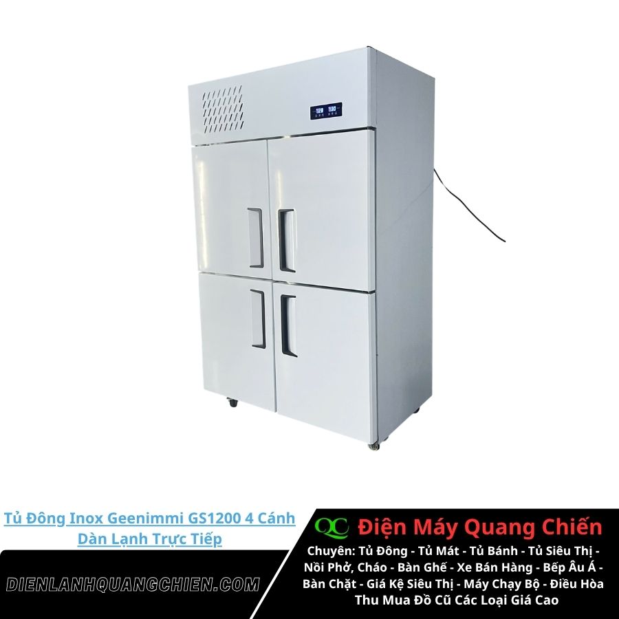 Tủ Đông Inox Geenimmi GS1200 2 Tủ Đông Inox Geenimmi GS1200 2