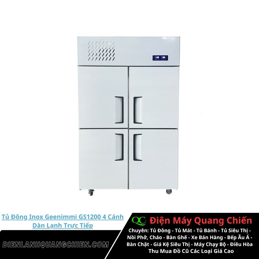 Tủ Đông Inox Geenimmi GS1200 Tủ Đông Inox Geenimmi GS1200