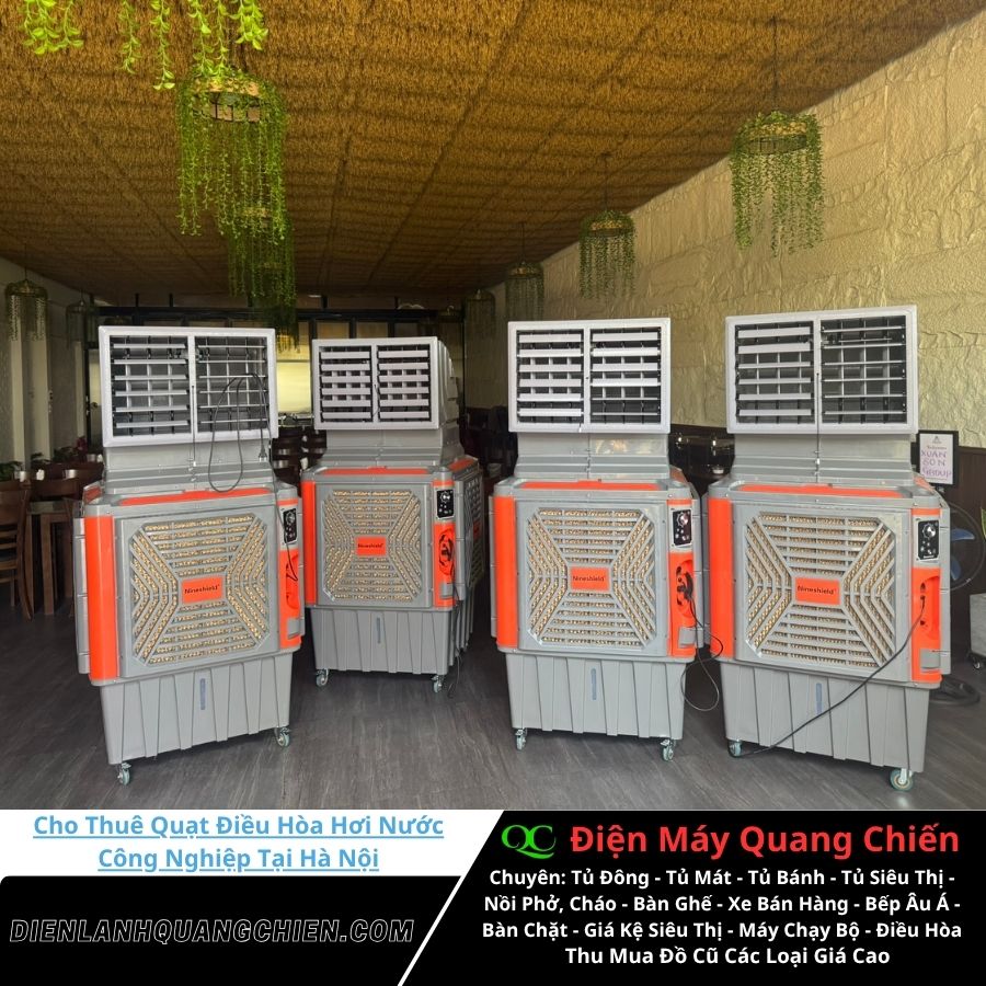Cho Thuê Quạt Điều Hòa Hơi Nước Công Nghiệp 1